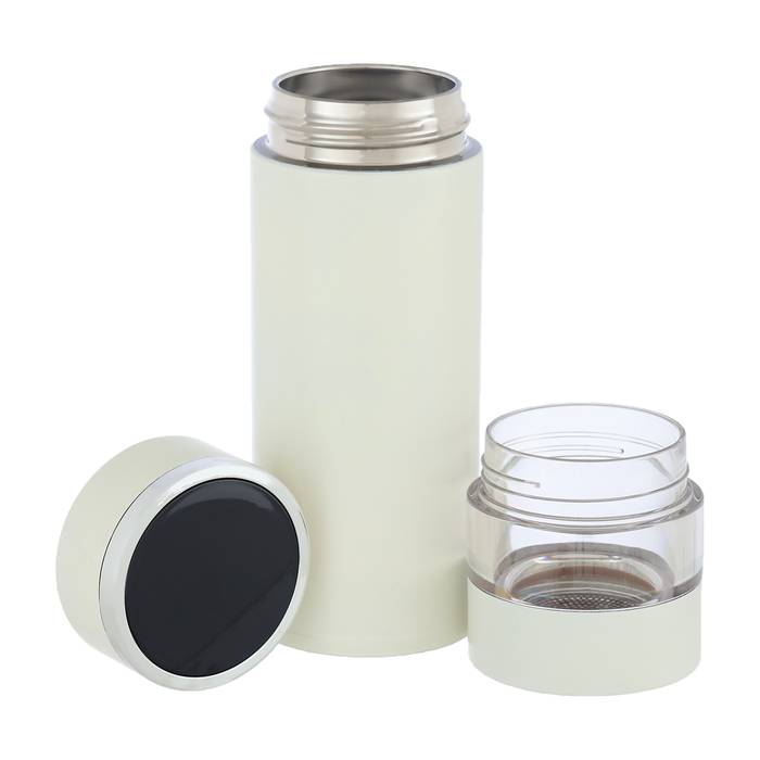 Термос-заварник, 420 мл, с термометром, сохраняет тепло до 12 ч, цвет белый